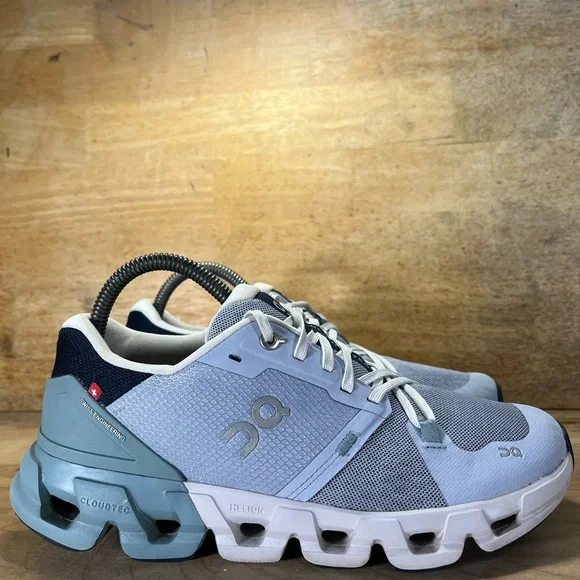 On CloudFlyer 4 REFLECTIVE Womens Size 8 Running Shoes Sneakers Nimbus Cobble - Picture 1 of 13